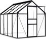 vidaXL Serre avec cadre de base 4,75 m² aluminium anthracite