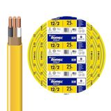 Southwire Romex SIMpull 25 ft. 12/2 Solid CU NM-B W/G Wire, 28828221