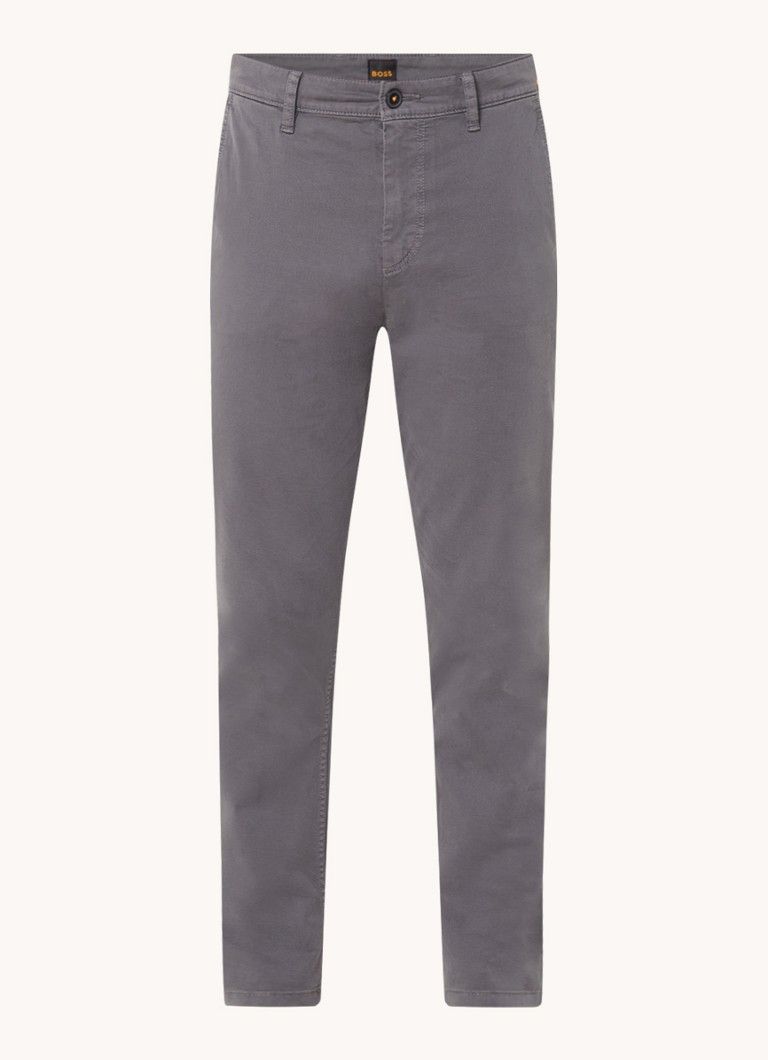 HUGO BOSS Tapered Fit Chino Trousers with Pockets
