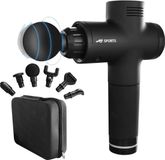 AJ-Sports Massage Gun - Massage Pistool - Massage Apparaat - 6 opzetstukken - Inclusief Koffer - Zwart - Draadloos - Krachtig