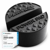 PLANGER Rubberen pad voor Autokrik - Power Pad - Voorkomt Schade - Universeel Gebruik - Breukvast tot 3500kg - 65mm