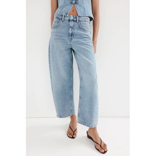 Mango Mango barrel jeans - mediumblauw