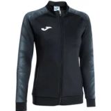 Joma Dames trainingsjack Elite XI Zwart/Antraciet Polyester/Elastaan M