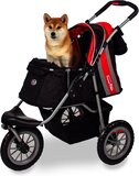 InnoPet Comfort EFA ECO Hondenbuggy - Rood/Zwart - 96x53x104cm