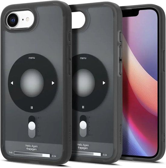 Spigen Ultra Hybrid MagFit - Hoesje Geschikt voor Apple iPhone 17e / 16e - Compatibel met MagSafe / Qi2 - Back Cover Classic Zwart