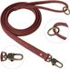 Peluvio Regent Leren Hondenriem van Rundleer, Maat M, 2 cm breed, 1,7 m lang, Bruin