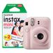 Fujifilm INSTAX Mini 12 Instant Camera met 20 Shot Film Pack - Blossom Pink