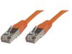 MicroConnect SSTP60025O Netwerkkabel Oranje 0,25m