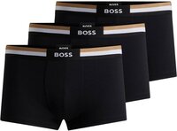 BOSS Trunk Motion Boxershorts Heren (3-pack) - Maat S - Zwart - Bruin - Wit - Gestreept