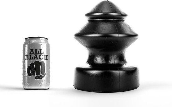 All Black Buttplug - 19 cm - Black - Waterproof - PVC