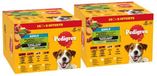 Pedigree Hondenvoer Nat Adult Selectie in Saus Multipack - 2 x 24x100 gr