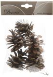 Bellatio Decorations 15x Bruine decoratie dennenappels 4 cm