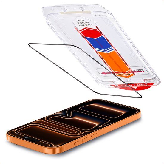Accezz Screen Protector - Gehard Glas - 2-pack - Geschikt voor Apple iPhone 17 Pro Max