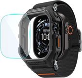 Spigen Lite Fit Pro Hoesje, Bandje en Screenprotector Geschikt voor Apple Watch Ultra 3 / 2 / 1 | Zwart