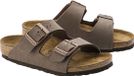 Birkenstock Arizona Slippers Junior Donkerbruin Leer Unisex Maat 26