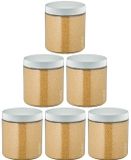 Claudius Cosmetics B.V. Badkaviaar Zen Moment - 200 gram - Pot met witte deksel - set van 6 stuks - bad parels voor in bad