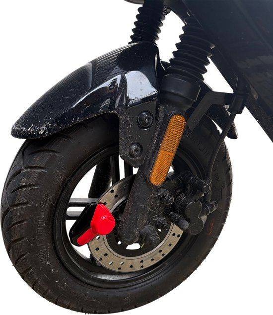 Abus 303 Schijfremslot ART4 - Rood/Zwart - Fiets/Motor/Bromfiets