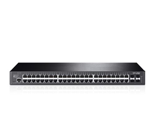 TP-LINK T2600G-52TS TL-SG3452 - Netwerk Switch - Zwart