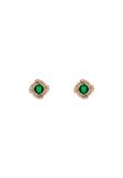 NAEMI Oorbellen Rose Gold Green Zirkonia Vrouwen