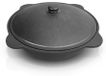 Fonte Kazan 22 L avec couvercle en Aluminium - Noir