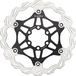Clarks Lightweight Disc-Rotor 6-voudig, black Diameter 203mm