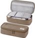 Bol Grande trousse pour papeterie, organisateur, marron, avec beaucoup d'espace de rangement
