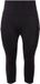 Ulla Popken - Dames - 3/4-legging kuitlang hoge taille sneldrogend - Zwart - Maat 42+