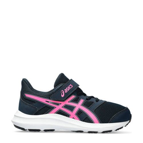 ASICS Jolt 4 PS hardloopschoenen donkerblauw/roze