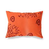 BonaMaison Oranje-Bordeaux Decoratieve Kussensloop, Kussenhoezen Bank, Decoratieve Kussenhoesjes, Kussensloop; Sofa, Slaapkamer, Kantoor, Auto 45x60 Cm - Ontworpen en vervaardigd in Turkije