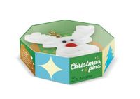 Coffret Christmas Pins Coffret Christmas Pins / le renne du père Noël: pull de Noël - clignote - broche - cadeau - renne - père Noël - décoration