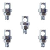 cyclingcolors Universele fietsstangklemmen, M5 x 19 mm, 5 stuks, zilver