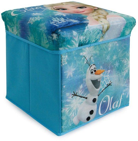 Disney Frozen Opbergdoos / Stoel Blauw 20L Vierkant