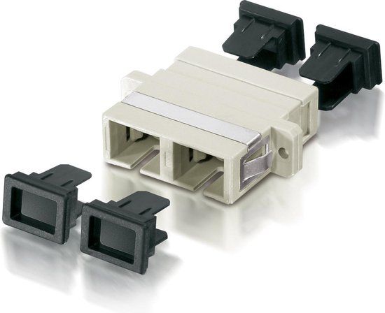 Equip 156146007 glasvezeladapter SC Beige