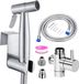 Xocome Bidet handdouche toilet bad bidet voor bidet armaturen wc wassen roestvrij staal douchekop bidet luier douche dierenbad waterbesparend aan de muur wassen