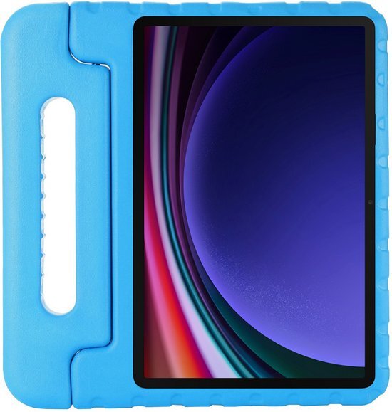 Samsung Galaxy Tab S9 FE/Galaxy Tab S9 hoesje - Just in Case - Blauw - EVA-foam