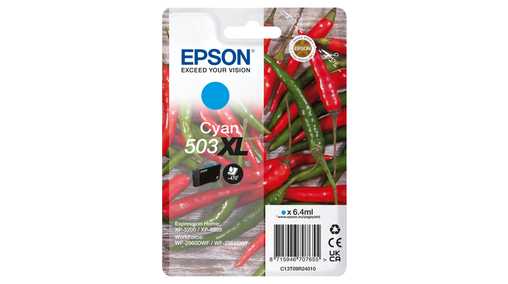 Epson 503XL single pack / cyaan
