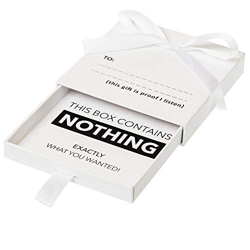 MELARQT The Gift of Nothing - Funny Slim Designed Box of Air