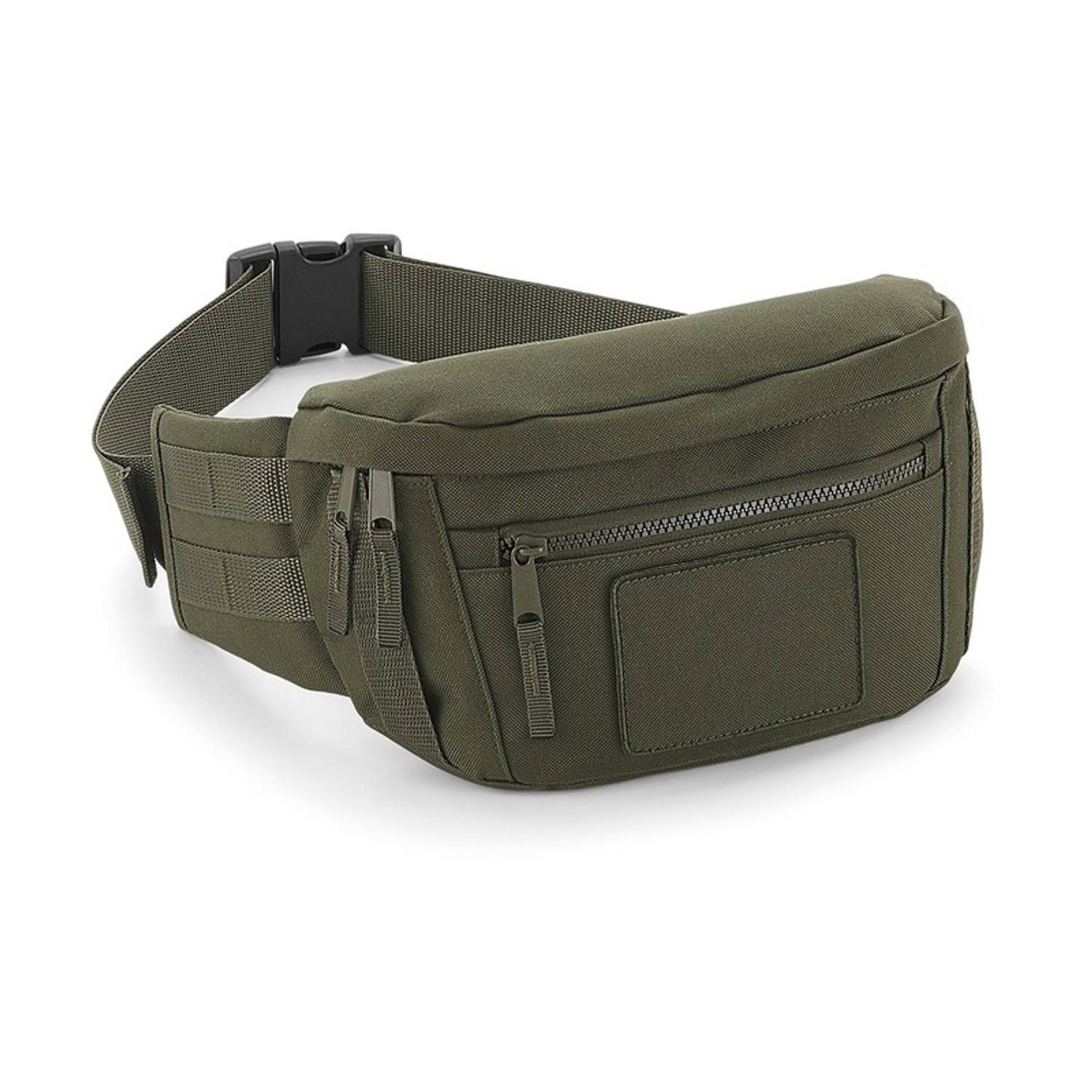 Shoppartners Leger Groene Polyester Heuptas/Buideltas voor Volwassenen