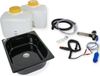 12V Camping set de lavabo, kit de construction de lavabo, évier, dimensions 325x265x100mm, capacité 10 litres