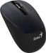 Genius NX-7015, Noir, Souris, Sans fil, Optique, 1600 DPI, 3 boutons, Capteur Blue-Eye, USB, Noir