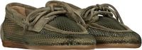 Posa - Pw110 Loafers Khaki Boat Loafer Mesh - Suede