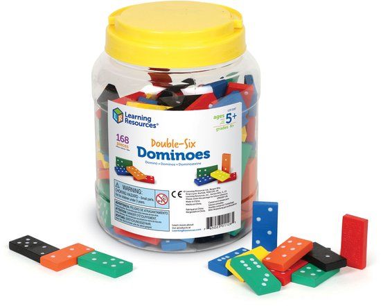 Learning Resources Gekleurde dominostenen - 5+