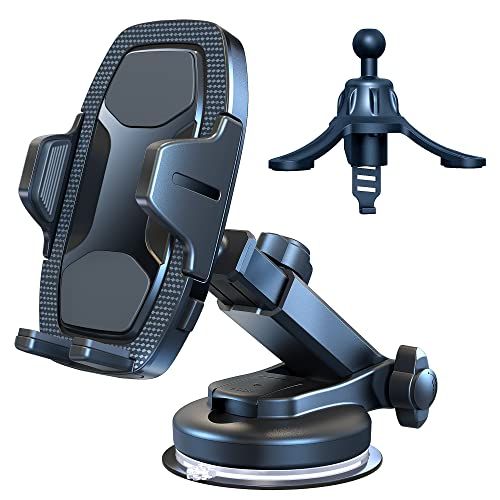 Jonsdany Autotelefoonhouder - 3-in-1 Universeel - 360° Draaibaar - Zwart