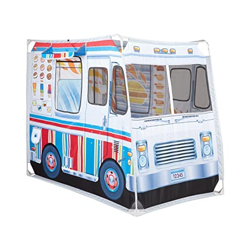 Melissa & Doug Melissa & Doug Voedsel Wagen Speeltent voor kinderen | Doen alsof spelen | 3+ | Cadeau voor jongen of meisje