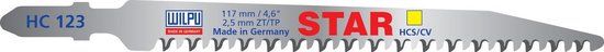 Rotec Bosch Decoupeerzaagbladen T234X - Geschikt voor Hout - HC123 (set van 5)