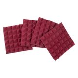 Gator Frameworks GFW-ACPNL1212PBDY-4PK 4 Bordeaux 12x12 Acous Paneel