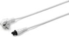 Microconnect PE010818W electriciteitssnoer Wit 1,8 m Netstekker type F C5 stekker