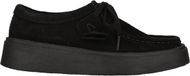 Clarks Torview Vrouwen Lage Sneakers Leer Zwart