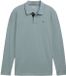 Tom Tailor Piqué poloshirt met lange mouwen - Grijs Mint - XL