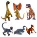 Dinosaure speelgoed dinosaure figuren - Realistische dinosaure figuren - 7 à 16 cm - Dilophosaurus, velociraptor, T-Rex et mosasaurus